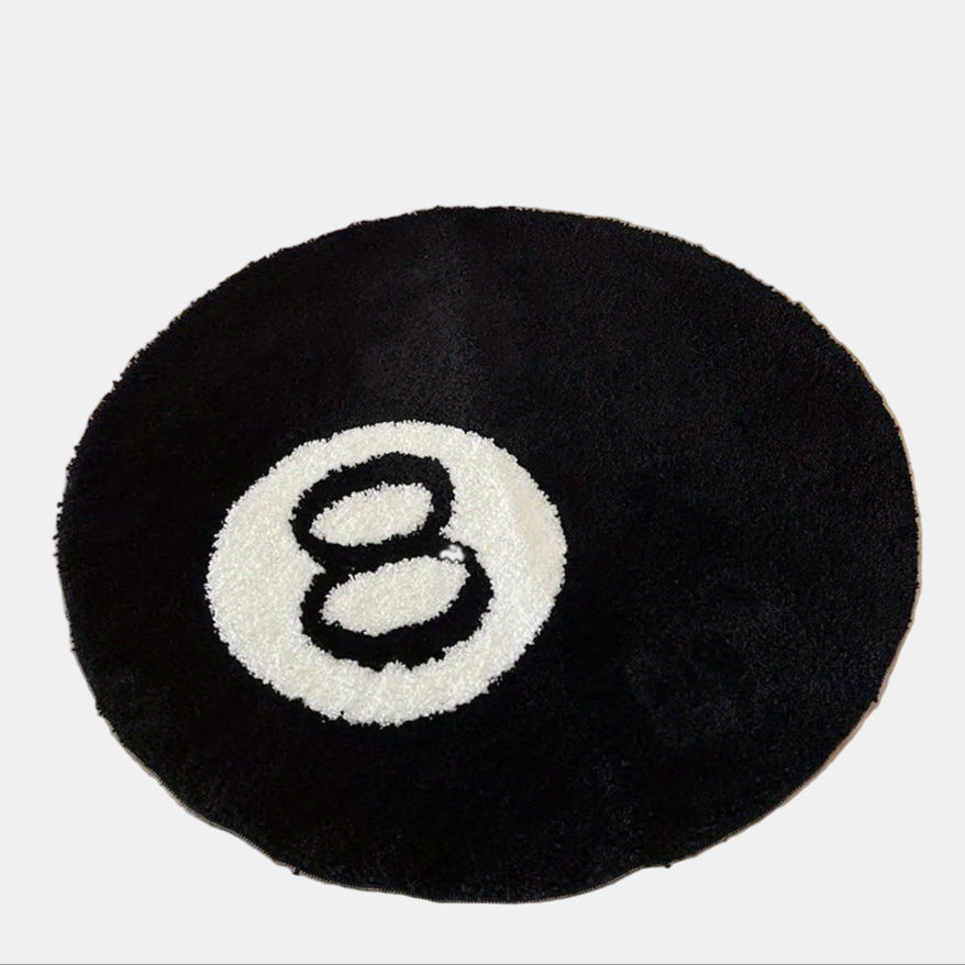 Retro 8-Ball Matta med Komfort och Stil för Hemmet