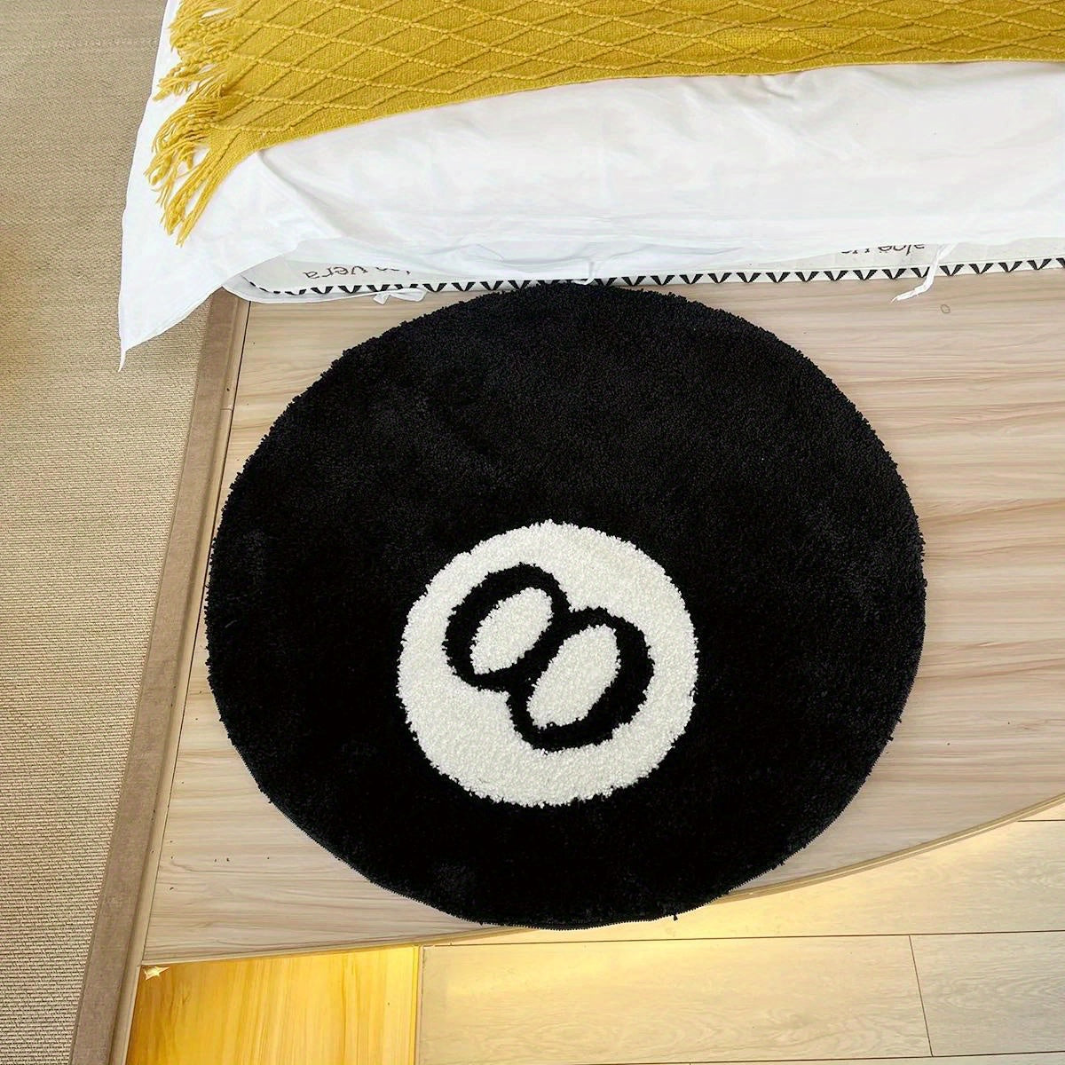 Retro 8-Ball Matta med Komfort och Stil för Hemmet