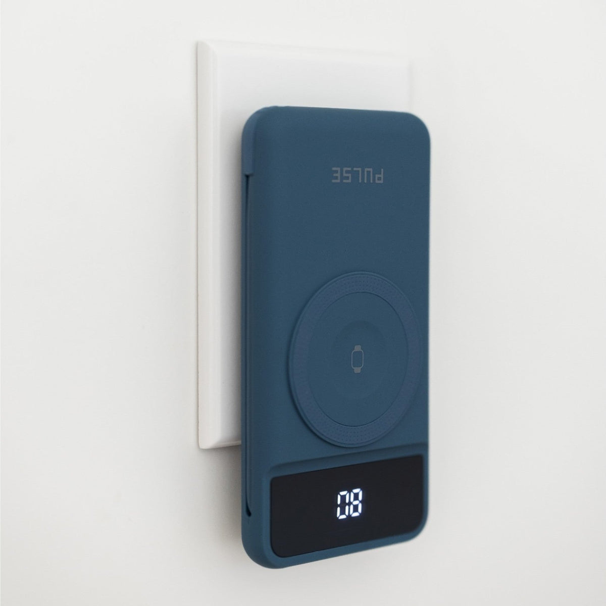 10.000 mAh Powerbank med Reiselader | 5-i-1 Qi Oplader med kabler