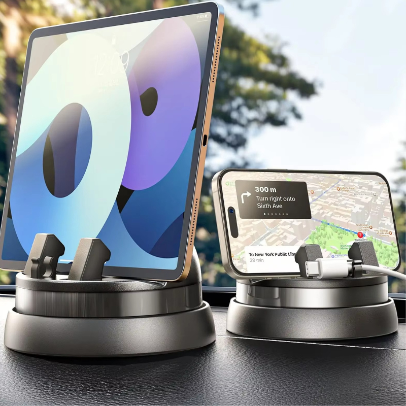 Alsidig Mobilholder til Bil med 360° Vinkeljustering
