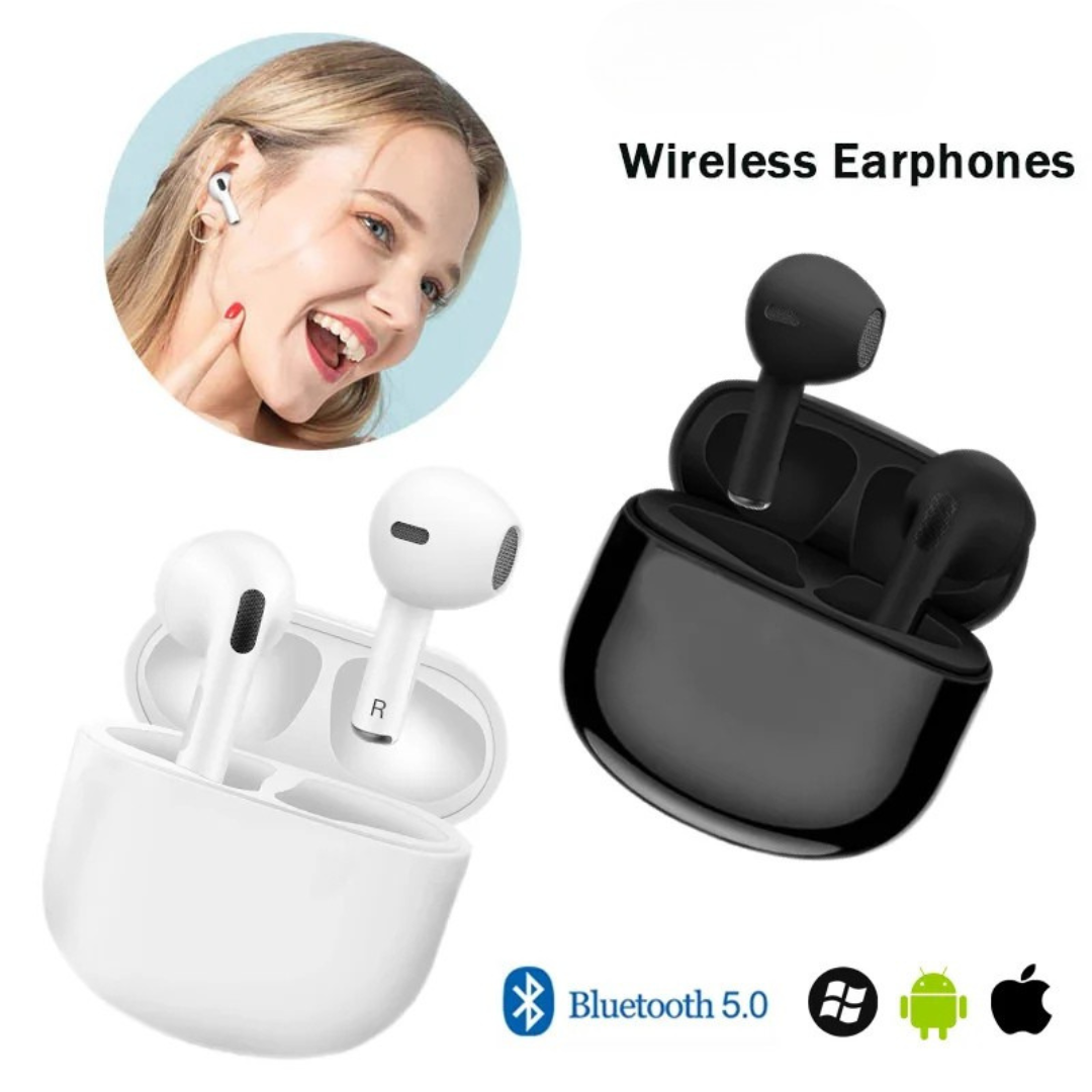 Trådløse Øretelefoner med Støjreduktion & Lang Batteritid