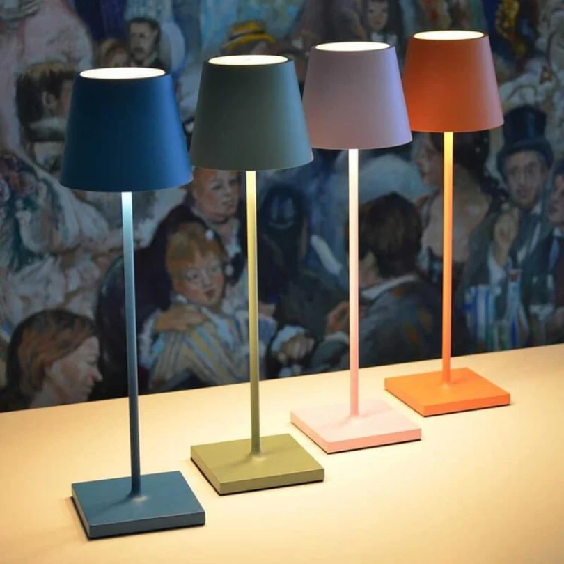 Trådlös och laddningsbar LED skrivbordslampa – Dimbar för hem och kontor