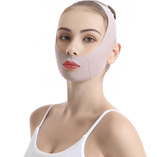 Ansigtsformende maske til en defineret V-kontur