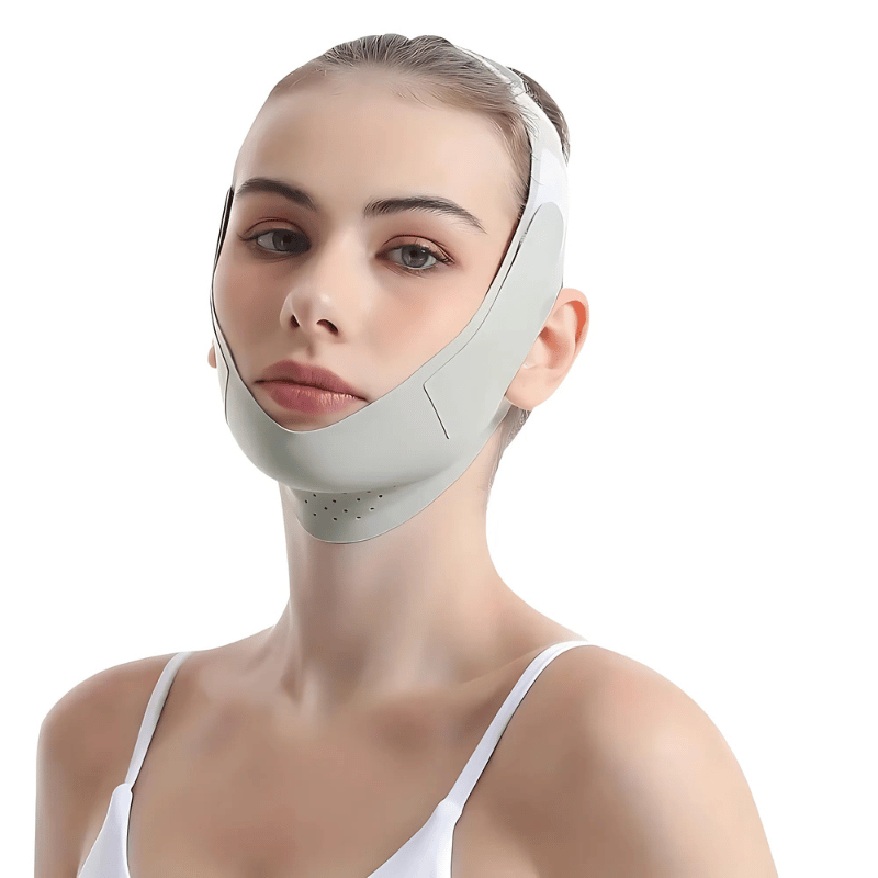 Ansigtsformende maske til en defineret V-kontur