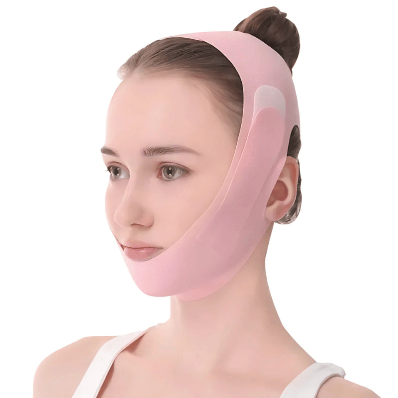 Ansigtsformende maske til en defineret V-kontur