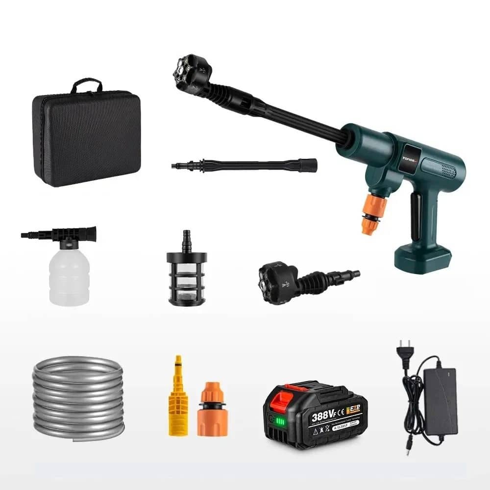 Trådløs Højtryksrenser - Effektiv og Mobil Rengøring