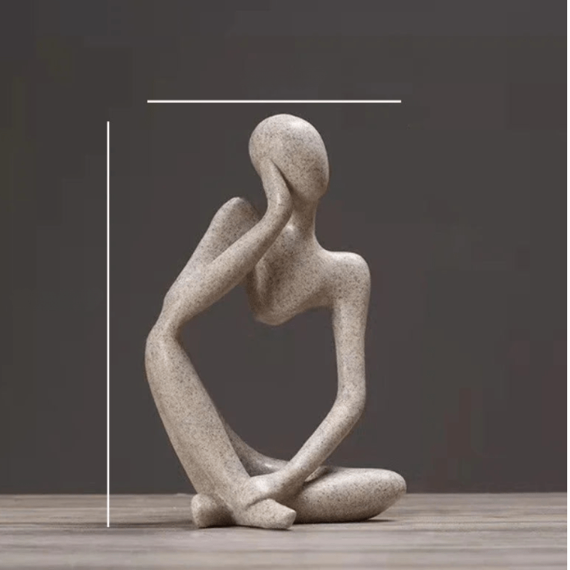 Minimalistisk dekoration med abstrakt design