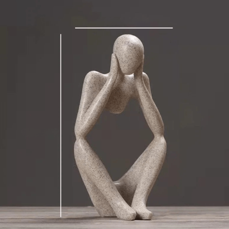 Minimalistisk dekoration med abstrakt design