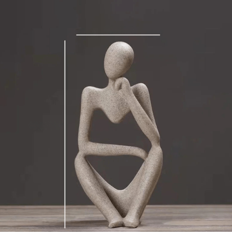 Minimalistisk dekoration med abstrakt design