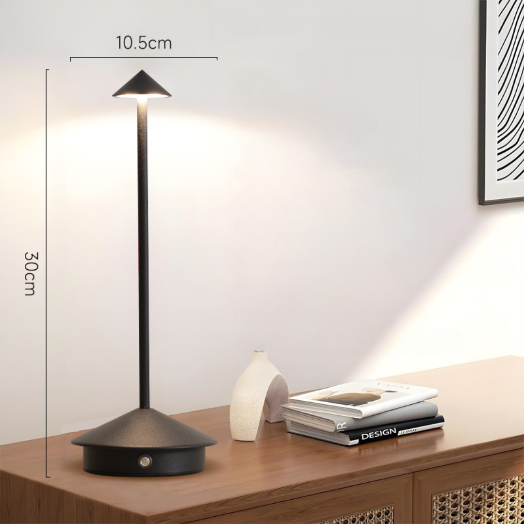 Elegante kabelløse LED-lampe til indendørs og udendørs brug