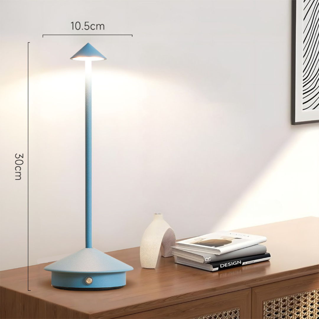Elegante kabelløse LED-lampe til indendørs og udendørs brug