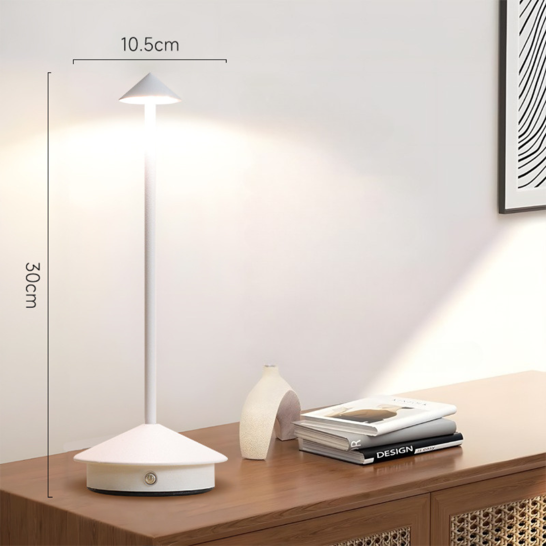 Elegante kabelløse LED-lampe til indendørs og udendørs brug