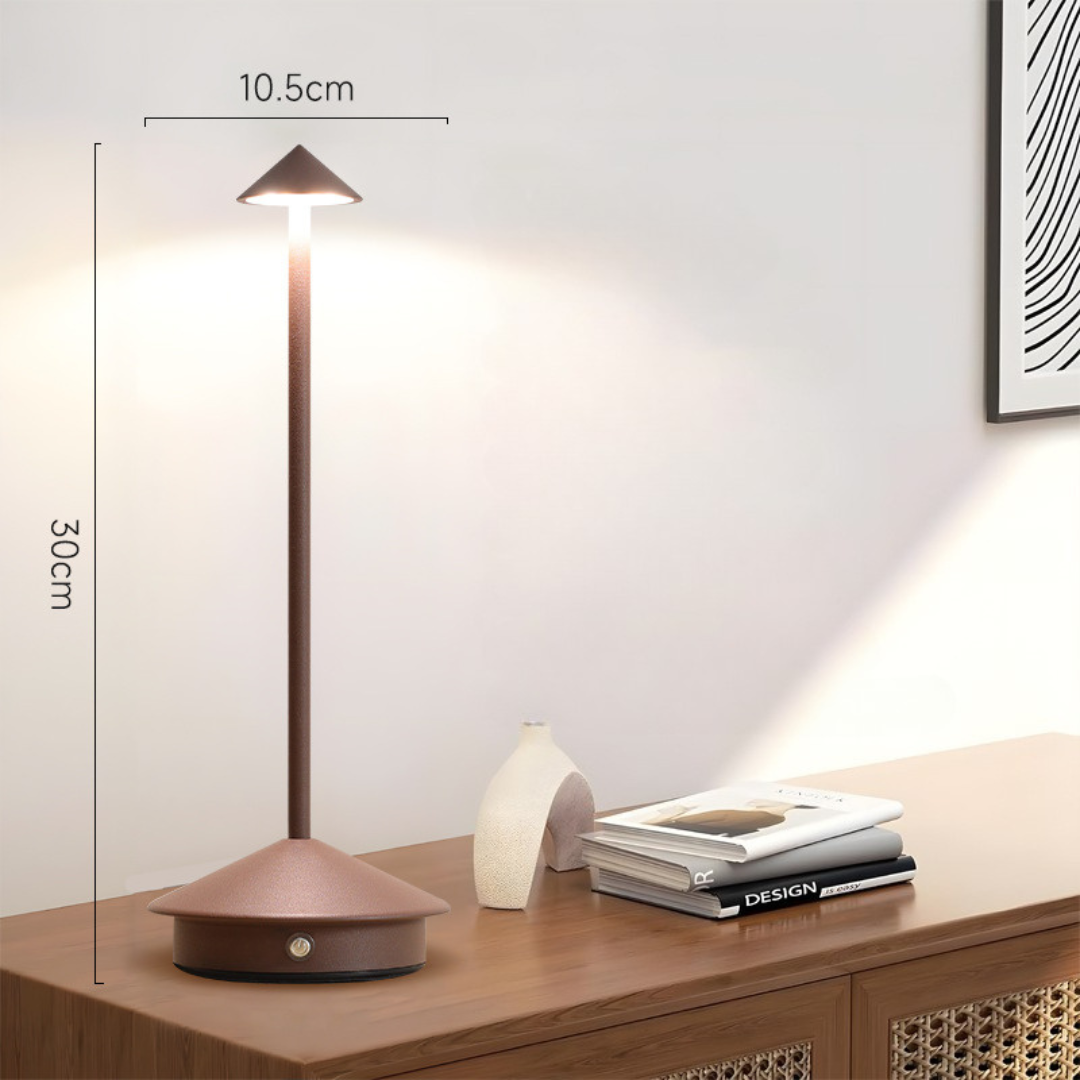 Elegante kabelløse LED-lampe til indendørs og udendørs brug