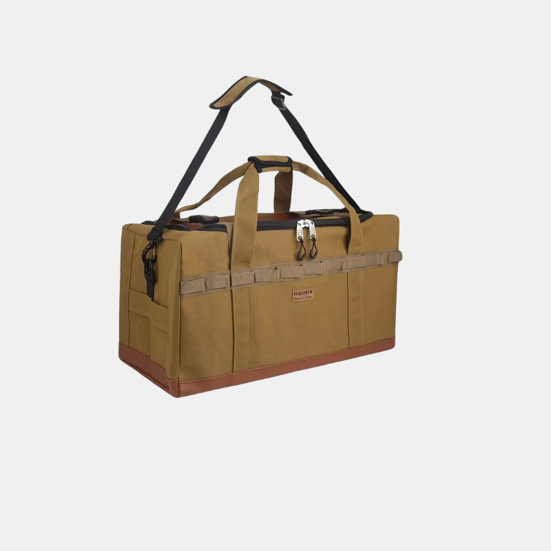 120L Eventyrtaske i Canvas med Fleksibel Opbevaring