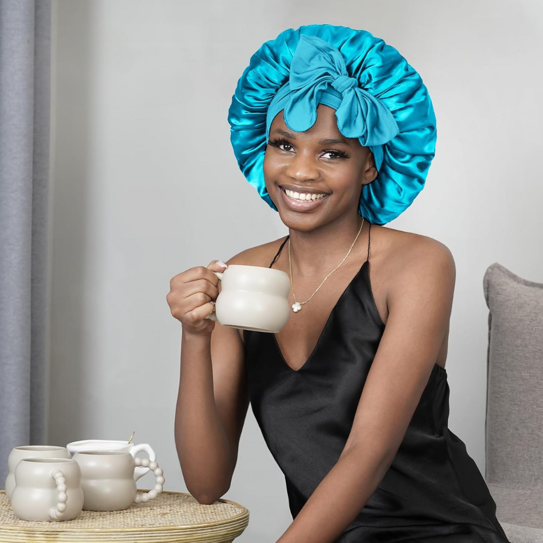 Satin nattehætte til kvinder – Faja til søvn