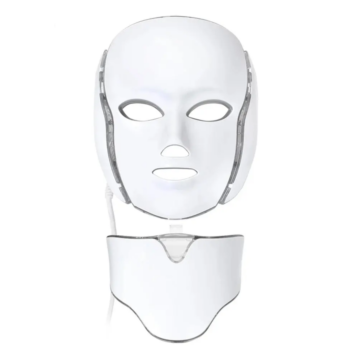 LED Photon Lysbehandling Maske til Ansigt og Hals - 7 Farver