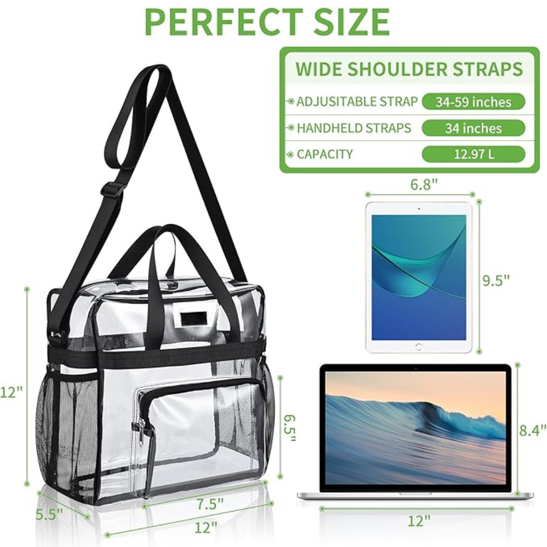 Stilfuld Transparent Taske – EventTote