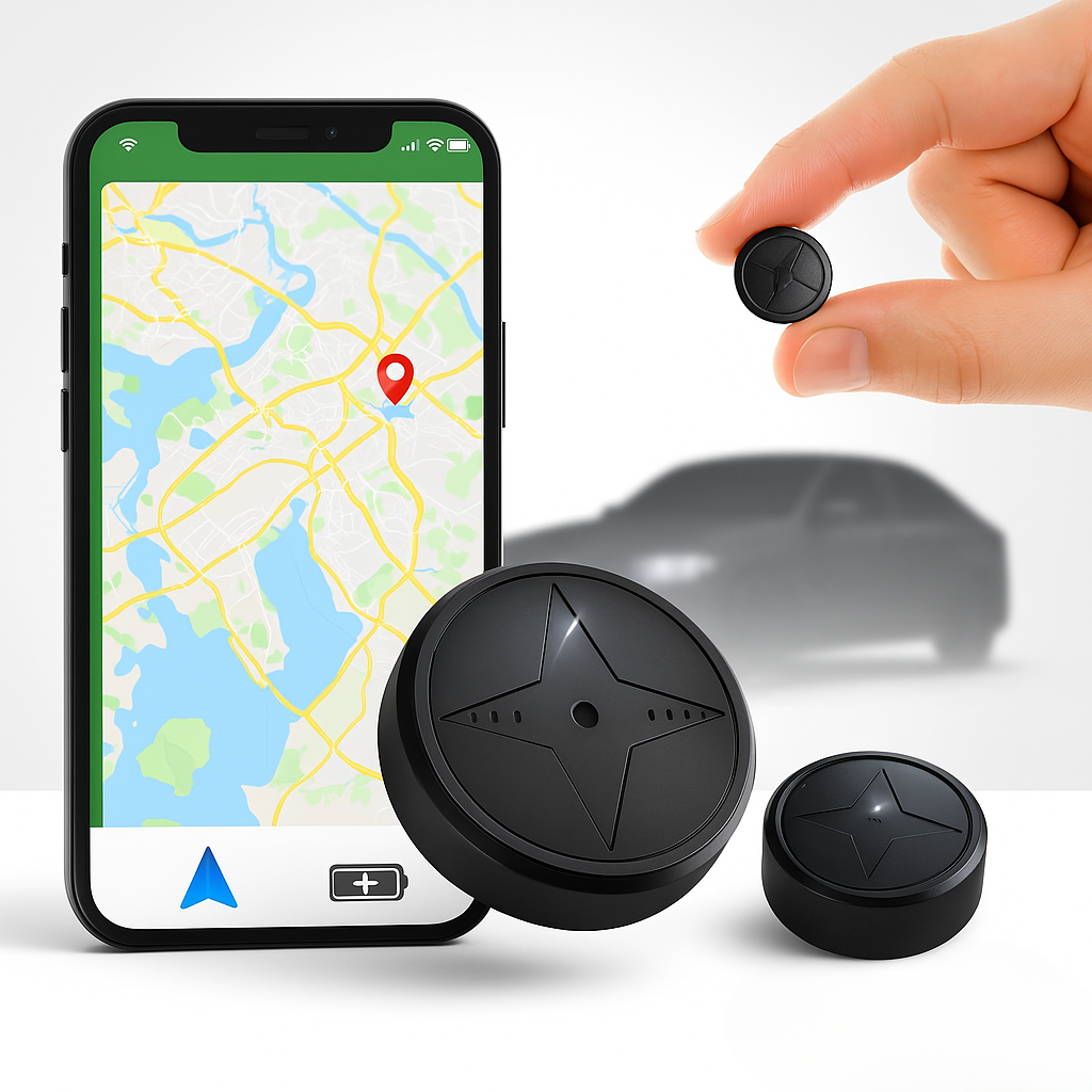Diskret GPS-spårare för fordon med lång batteritid