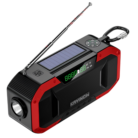 Nødradio med LED-lampe – SafeWave