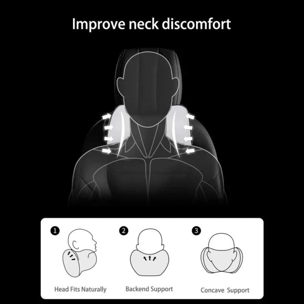 Ergonomiskt Nackstöd för Bilen - Komfort på Långa Turer