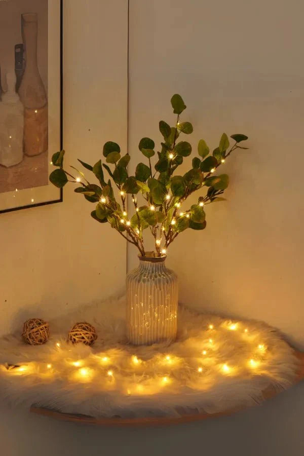Dekorative LED-grene med blomsterlys – Skab varm atmosfære