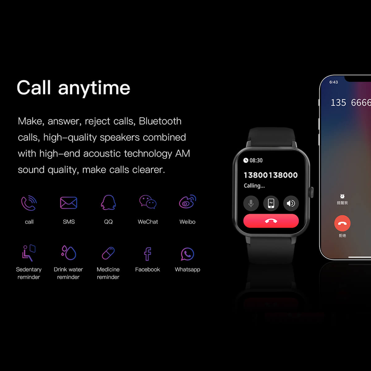 Smartwatch til børn med GPS og opkald | 112+ sportsfunktioner