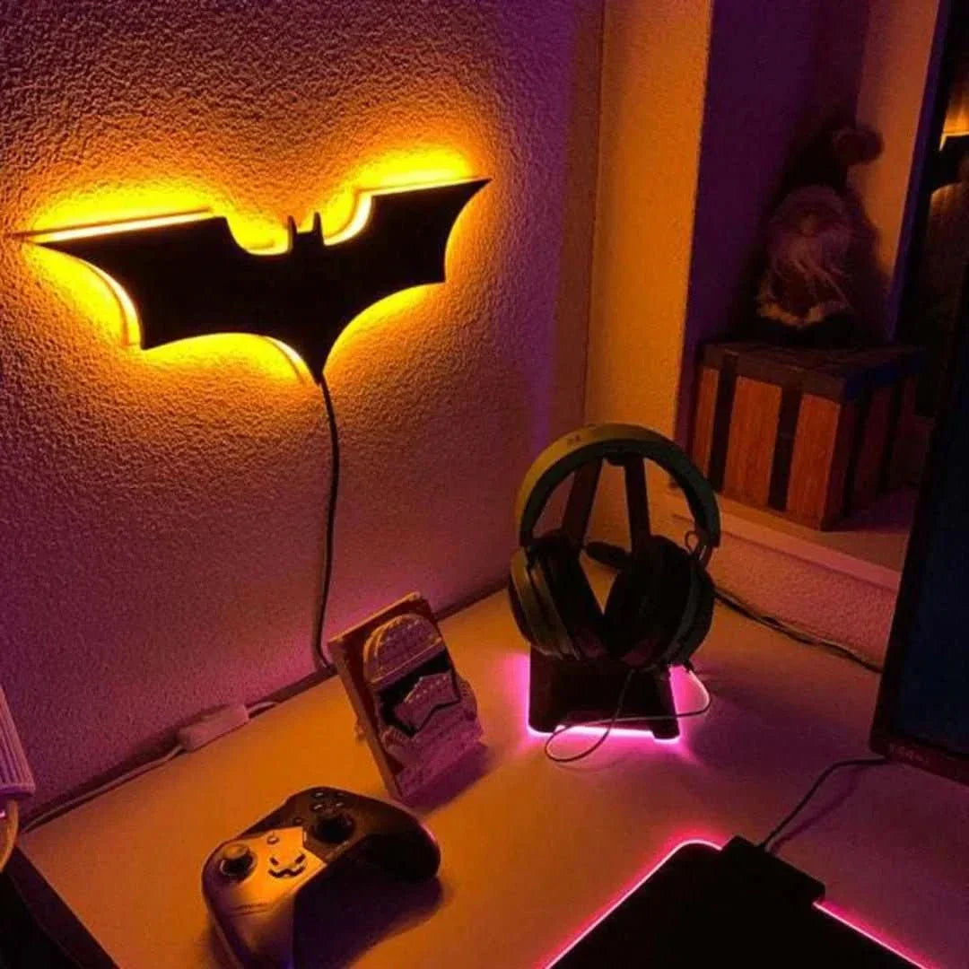 Batman Væglampe - Ikonisk Design & Energibesparende Lys