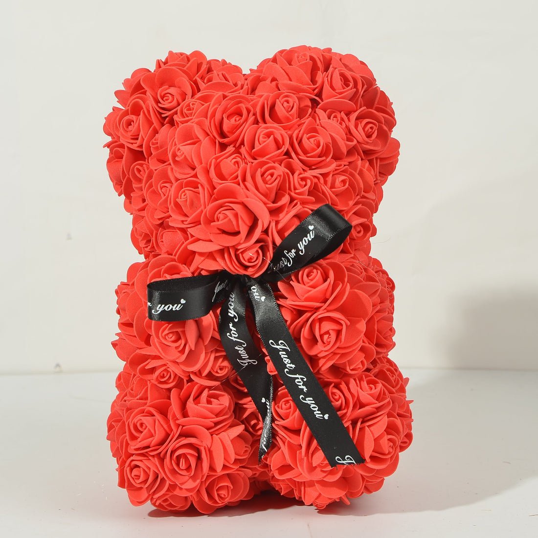 Romantisk Rosebamse med Unik Blomsterdesign til Gaver