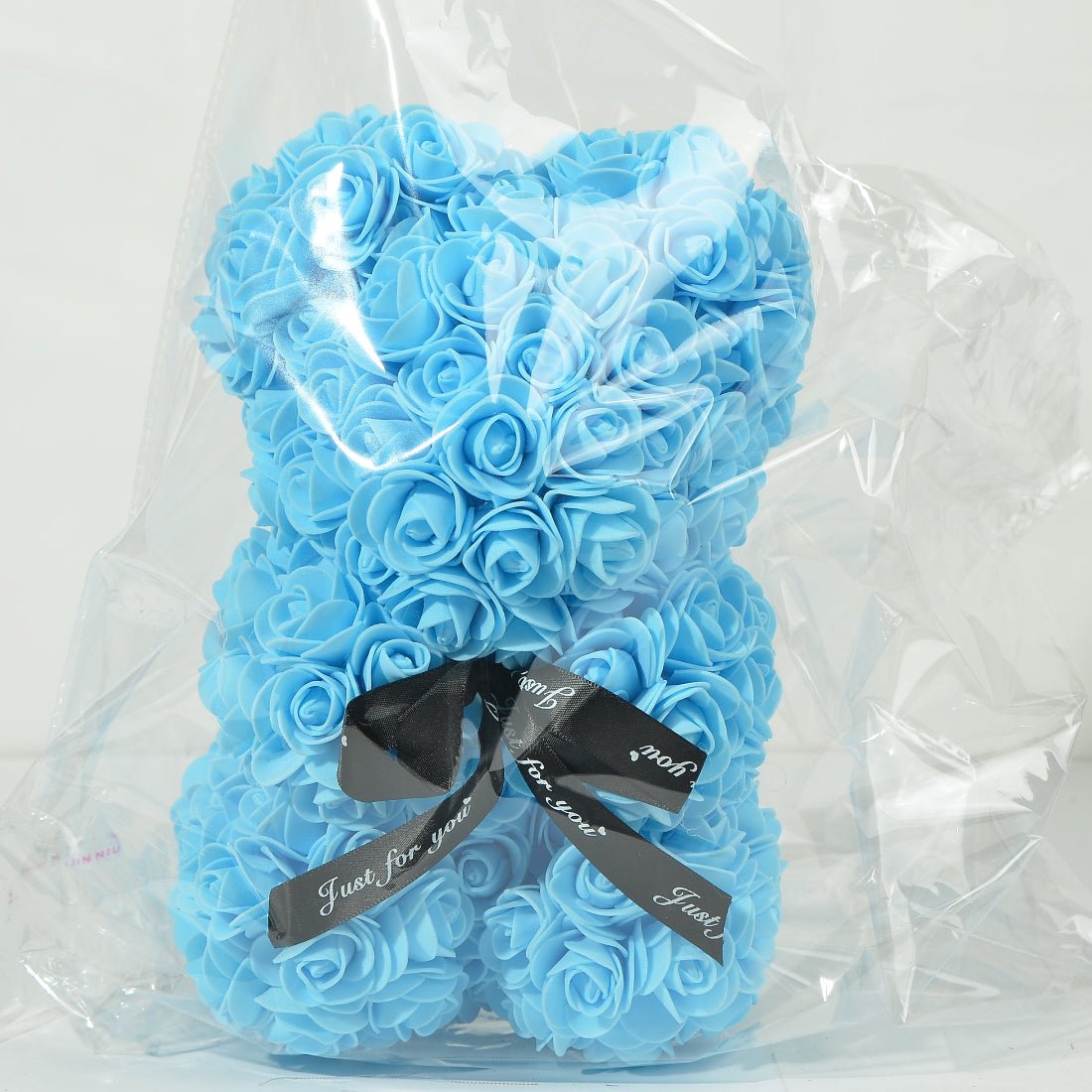 Romantisk Rosebamse med Unik Blomsterdesign til Gaver