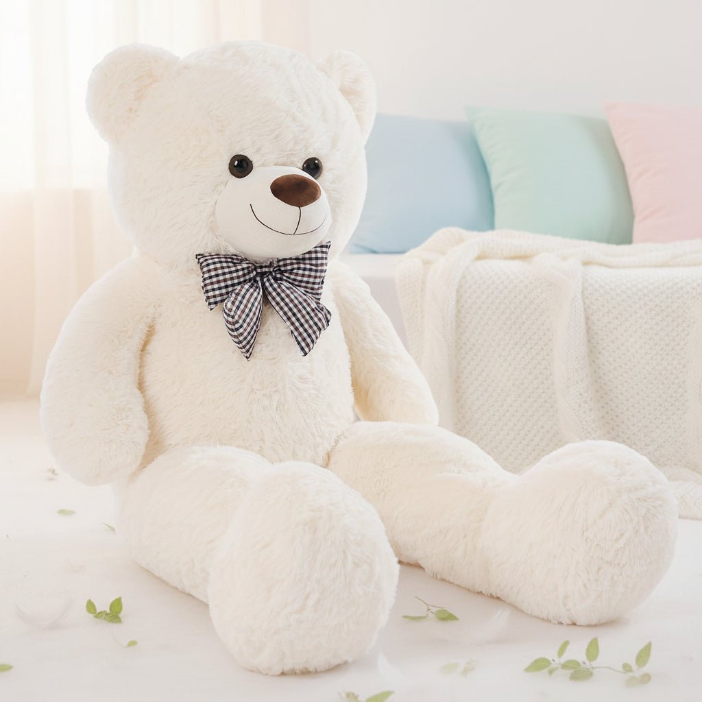 Kæmpe Bamse i Plys – Blød og Krammevenlig til Børneværelset