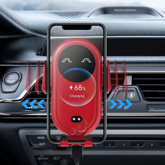 Automatisk Biltelefonhållare med Trådlös Laddning