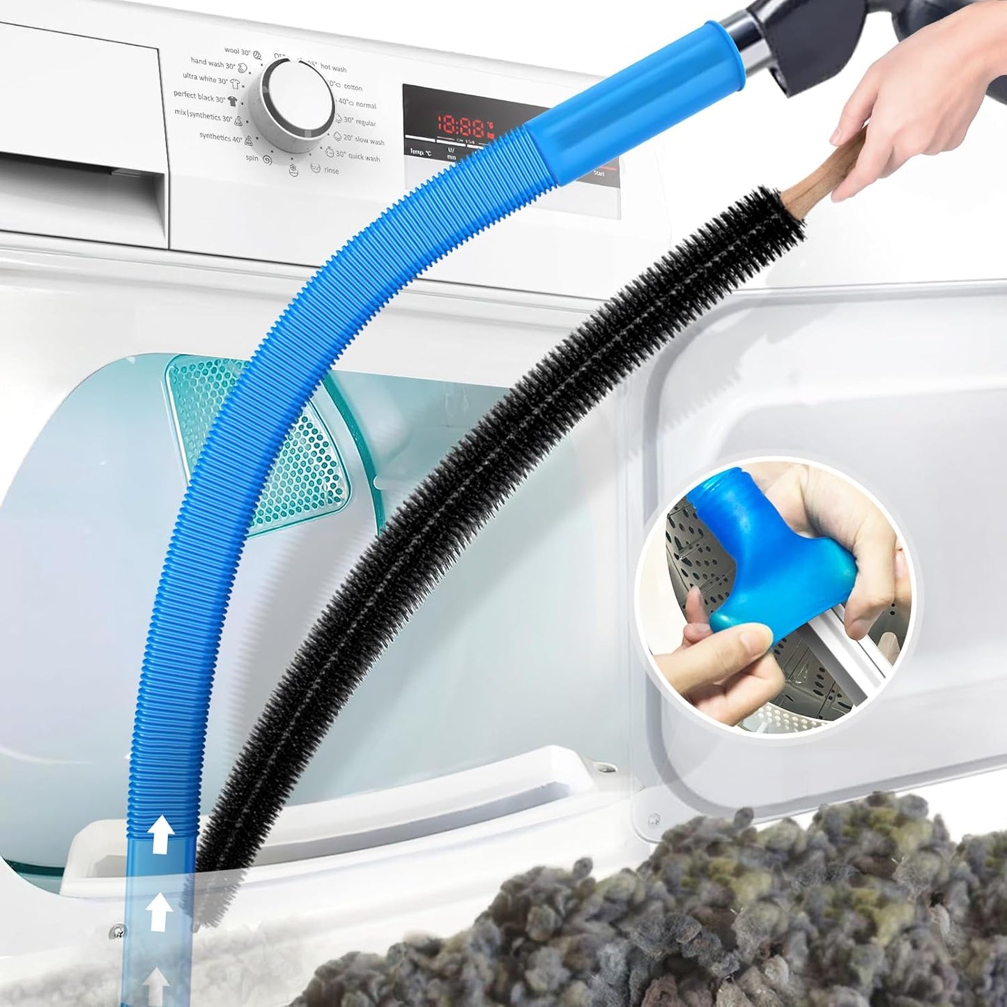 Effektiv torktumlare rengöring: Universal dammsugaradapter