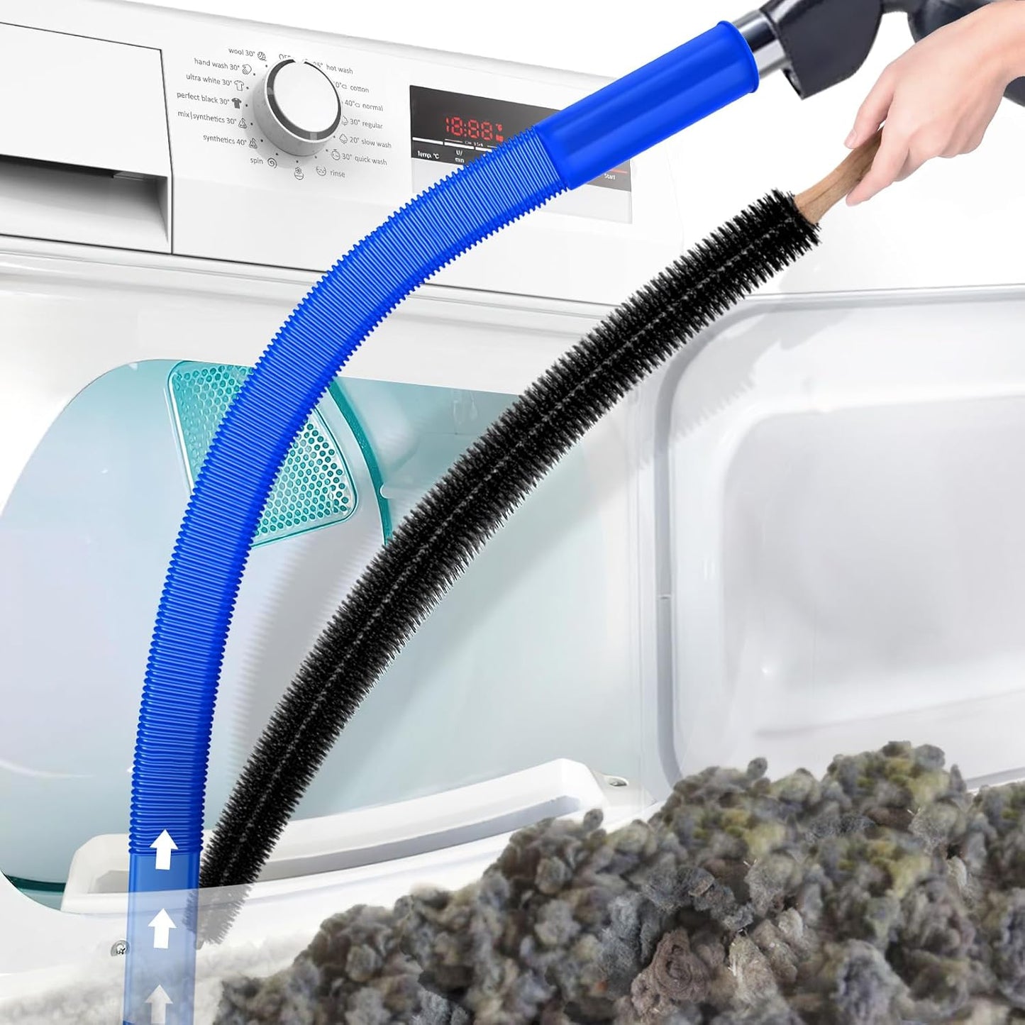 Effektiv torktumlare rengöring: Universal dammsugaradapter