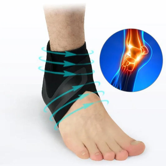 Justerbar Elastisk Ankelstøtte – Optimal Beskyttelse & Komfort