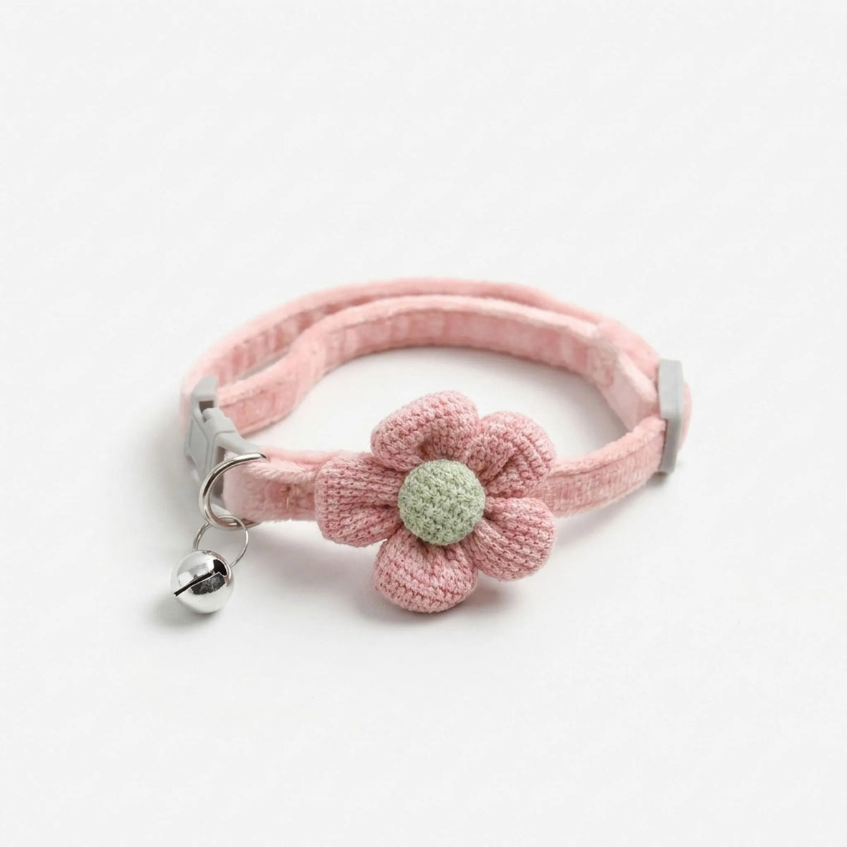 Justerbart kattesele med blomst - Blomsterdesign