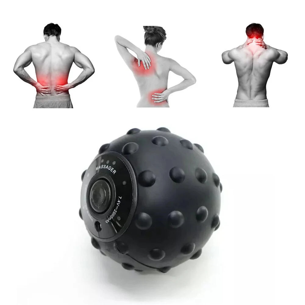 Effektiv Vibrerende Massagebold – Dybdegående Muskelafslapning