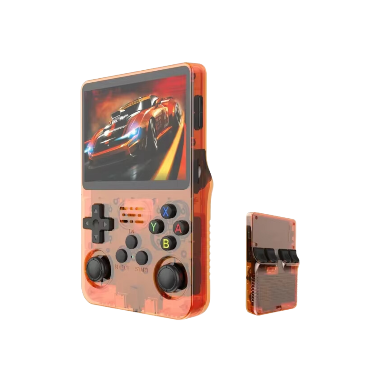 Flexibel retro-spelkonsol med LCD-skärm