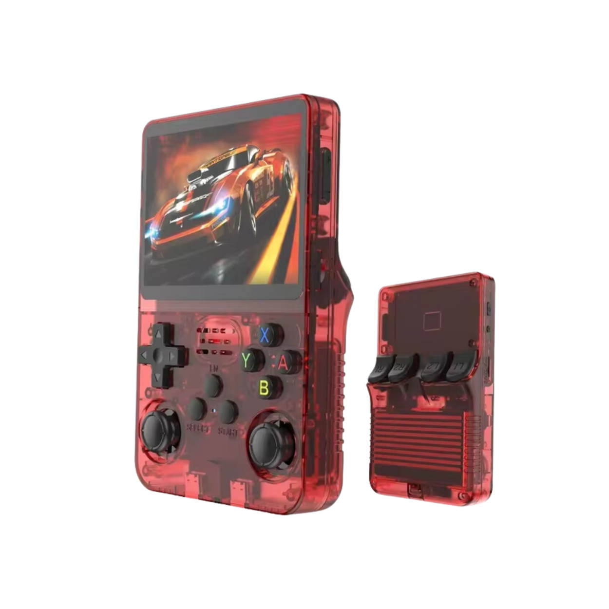 Flexibel retro-spelkonsol med LCD-skärm