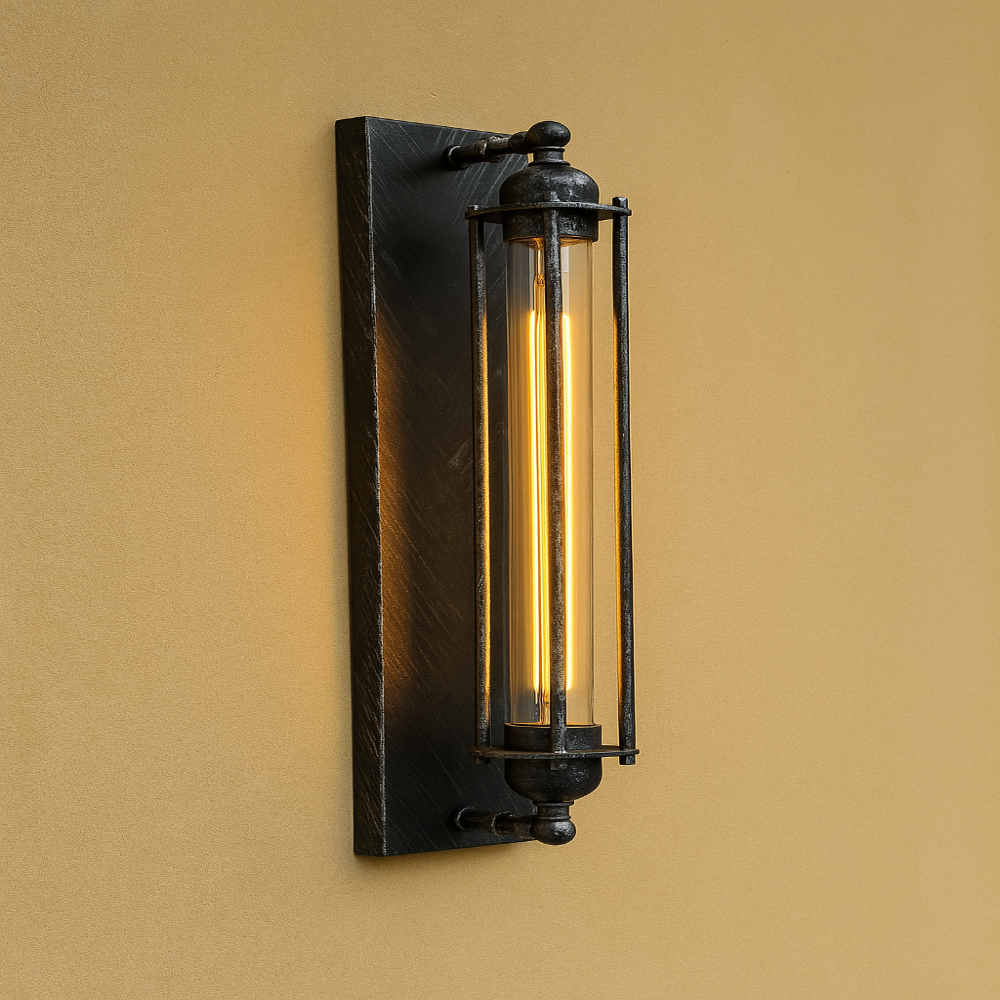 LED Væglampe i Vintage Stil - Tidløst Design med Elegant Præg