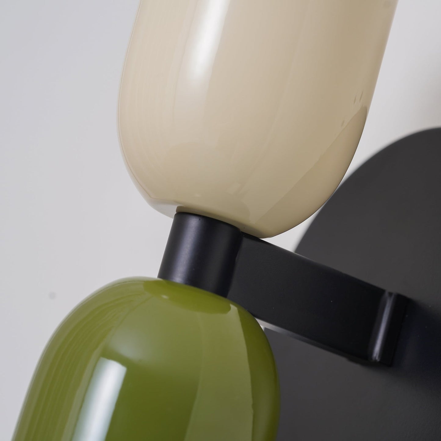 Udendørs Væglampe i Glas med Dobbelt Lysstråle