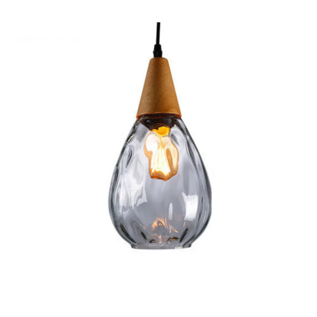 Vintage Pendellampe med Matteret Glas til Elegant Belysning