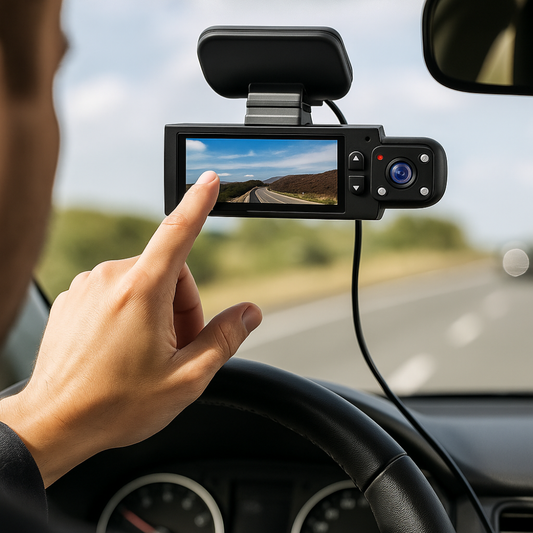 Avancerad Dubbellins Dashcam med 1080p och WiFi