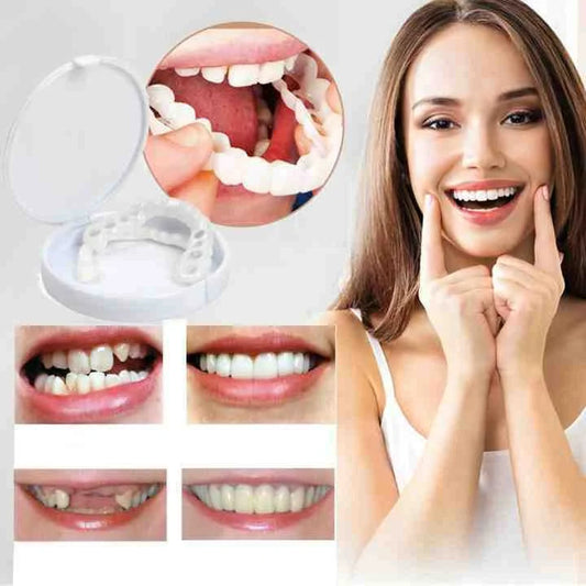 Naturlige Snap-On Tænder til Øjeblikkelig Perfekt Smil