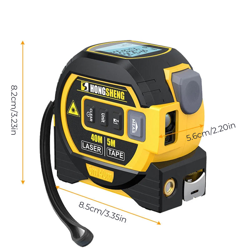 Præcis 3-i-1 Laser Måler - Perfekt til Professionelle & DIY