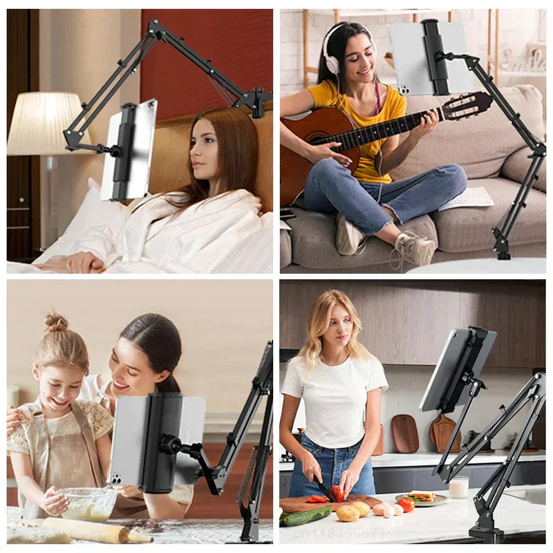 Ergonomisk tablethållare för flexibel vinkeljustering