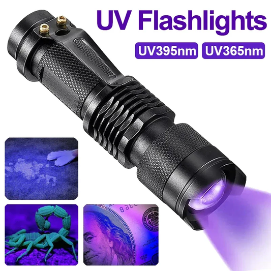 Effektiv UV-lampa för husdjursfläckar och luktkontroll
