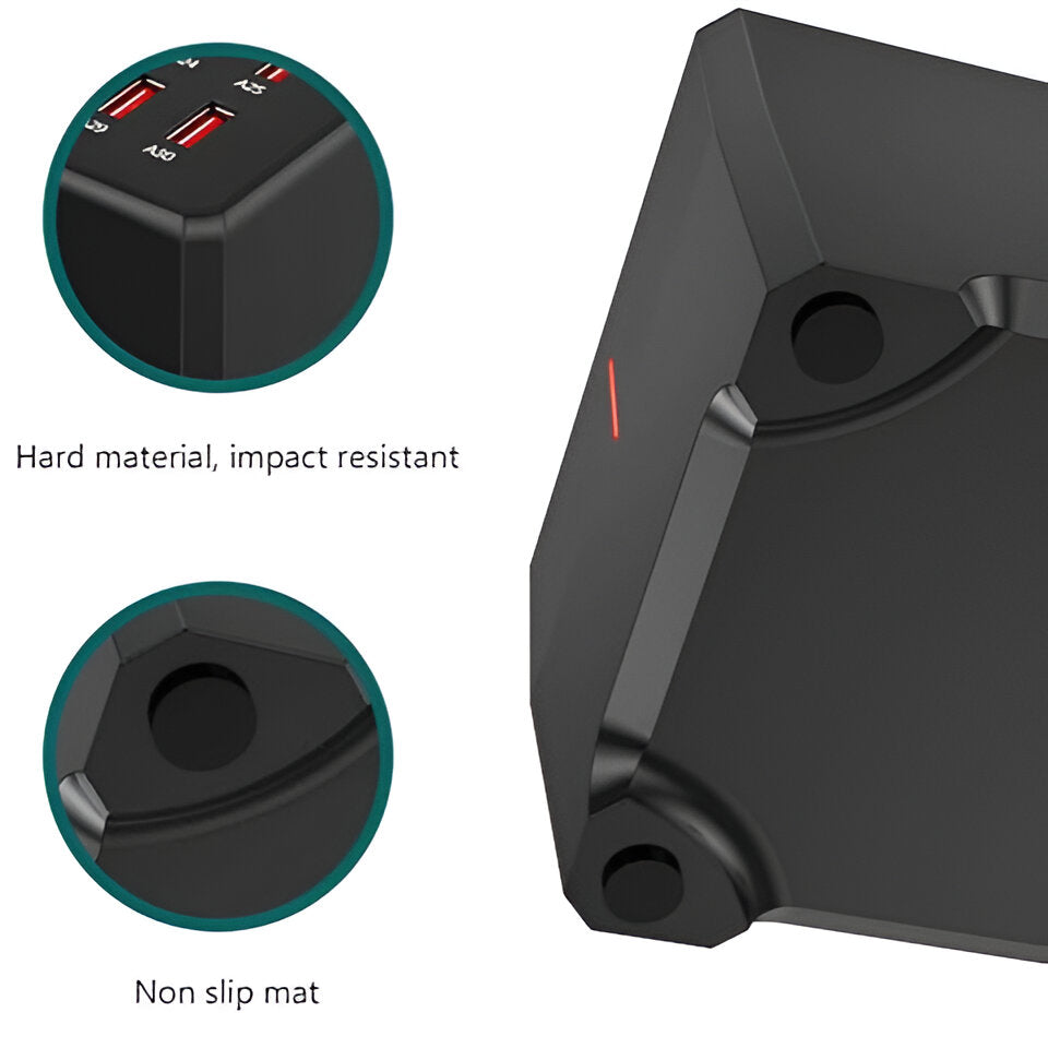 Effektiv USB-ladestation med 30 porte til alle enheder