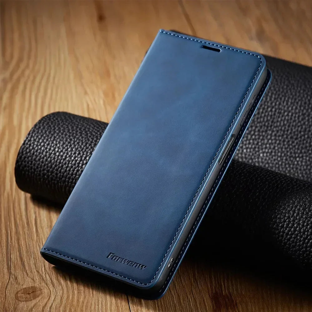 Magnetisk Læder Cover til Huawei - Stilfuld Beskyttelse
