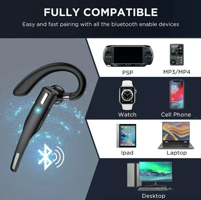 Trucker Bluetooth Headset med Brusreducering och Lång Batteritid