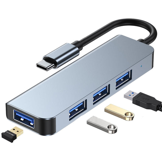 Kompakt USB-C Hub med 4K HDMI och Blixtsnabb Laddning